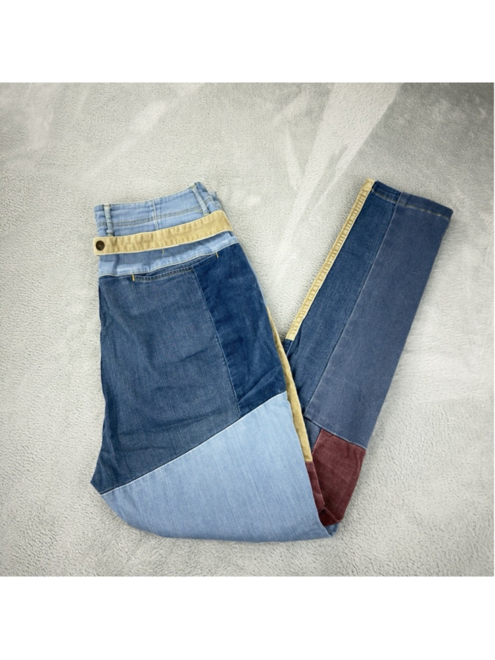 Vintage Kapital Men's Size 2 (33 W X 30 L) Patchwork High Rise Made In Japan